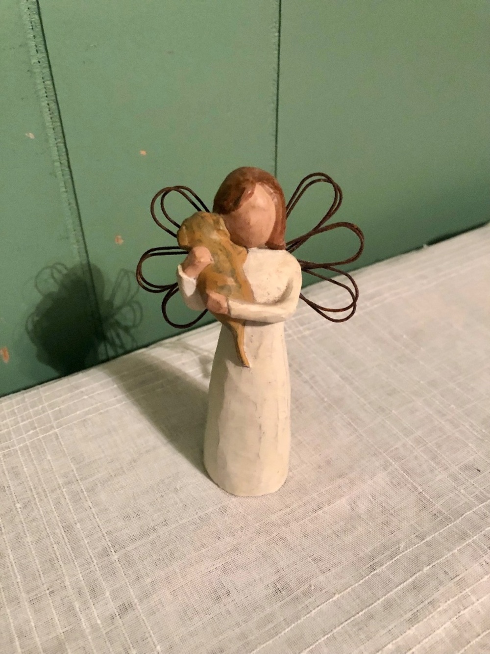 Willow Tree Angel Of Friendship With Puppy Susan Lordi Vintage 2001 Demdaco
